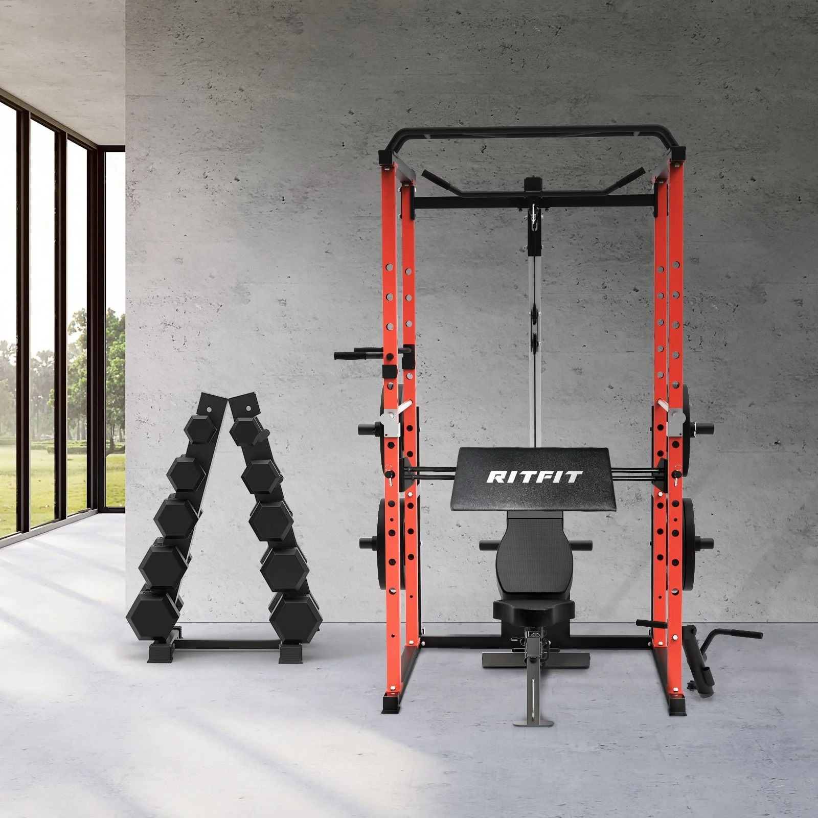 RitFit PAT01 2-In-1 Hip Thrust and Bicep Curl Attachment Only for PPC03/P3 - Image 7