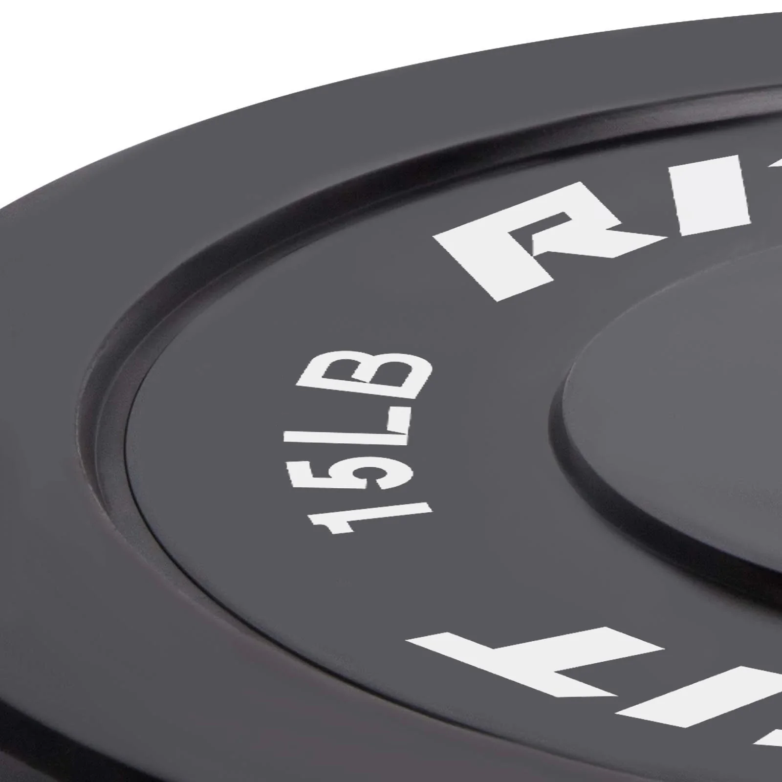 RitFit Bumper Plates Olympic Rubber Weight Plates, 2-inch - Image 5