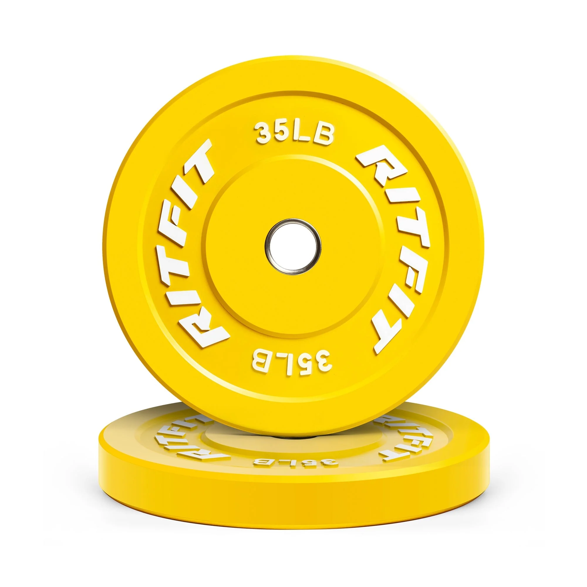 RitFit Color Bumper Plates Olympic 2-Inch Rubber - Image 6