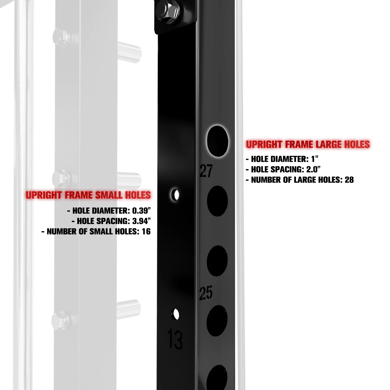 RitFit FUM1 11-GAUGE Upright Frame (Only for M1 PRO) - Image 6