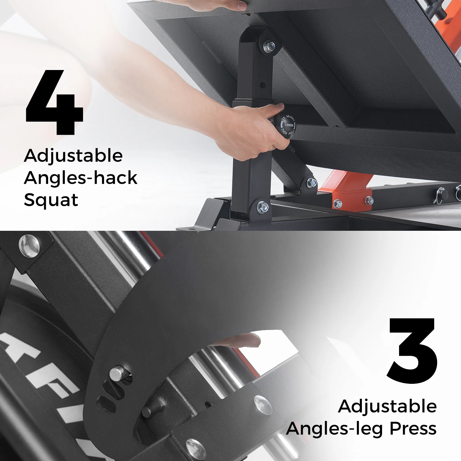 RitFit GAZELLE 3-in-1 Leg Press Hack Squat Machine for Home Gym - Image 12