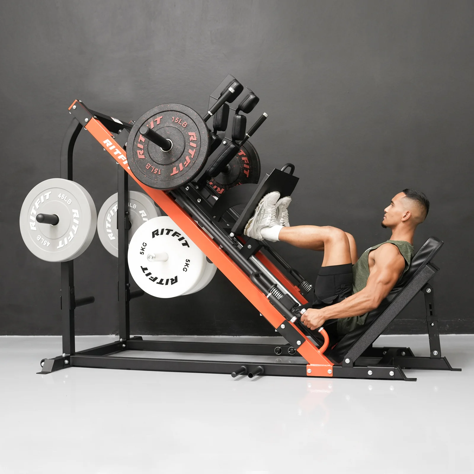 RitFit GAZELLE 3-in-1 Leg Press Hack Squat Machine for Home Gym - Image 14