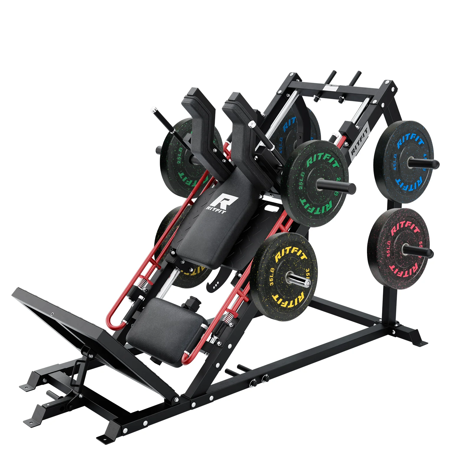 RitFit GAZELLE PRO 3-in-1 Leg Press & Hack Squat Machine Set - Image 11