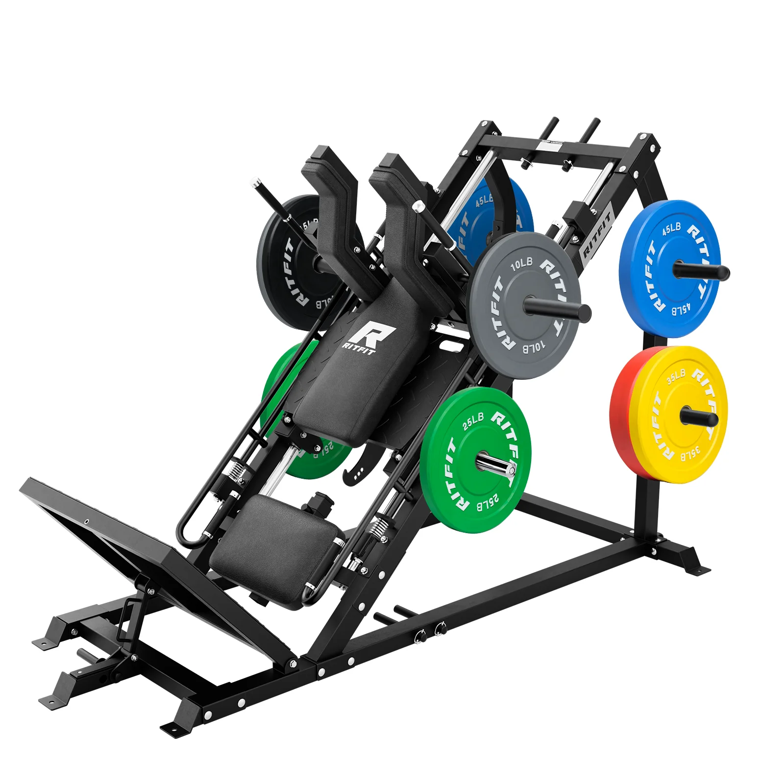 RitFit GAZELLE PRO 3-in-1 Leg Press & Hack Squat Machine Set - Image 6