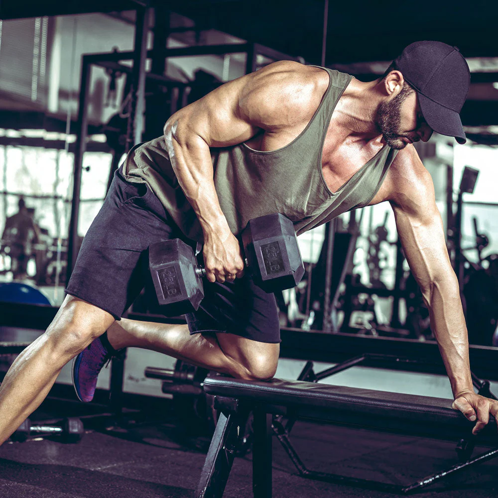 RitFit Rubber Hex Dumbbells Pairs and Sets - Image 3