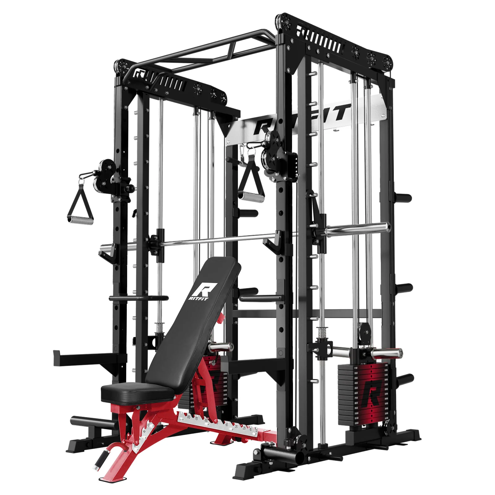 RitFit M1 PRO Smith Machine Weight Stack Home Gym Package - Image 16