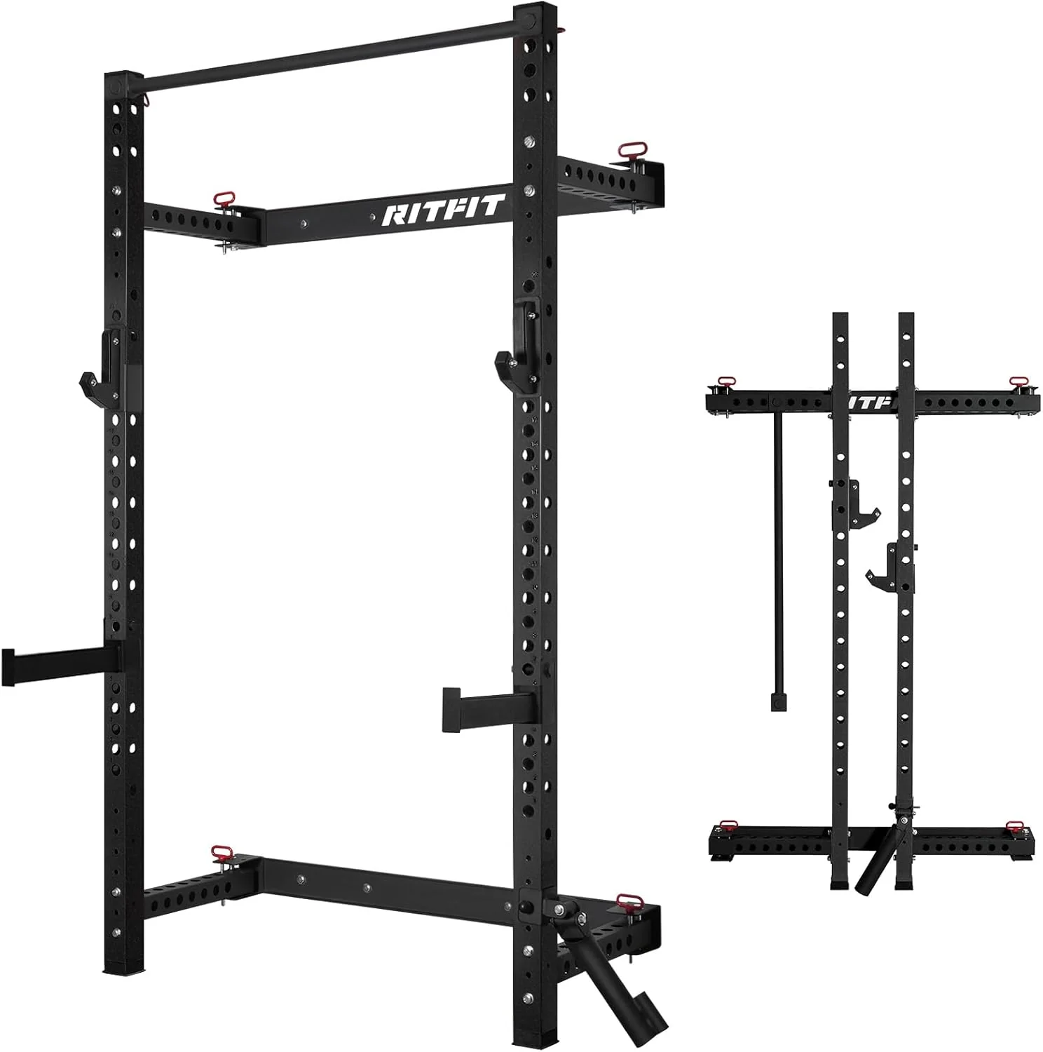 RitFit PWM02 Multi-Functional Folding Squat Rack - Image 9