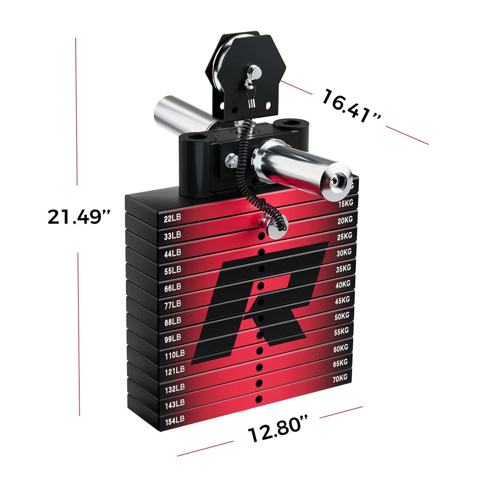 RitFit WSM2 Weight Stack Set 286lbs for M2 / M2 3D - Image 5