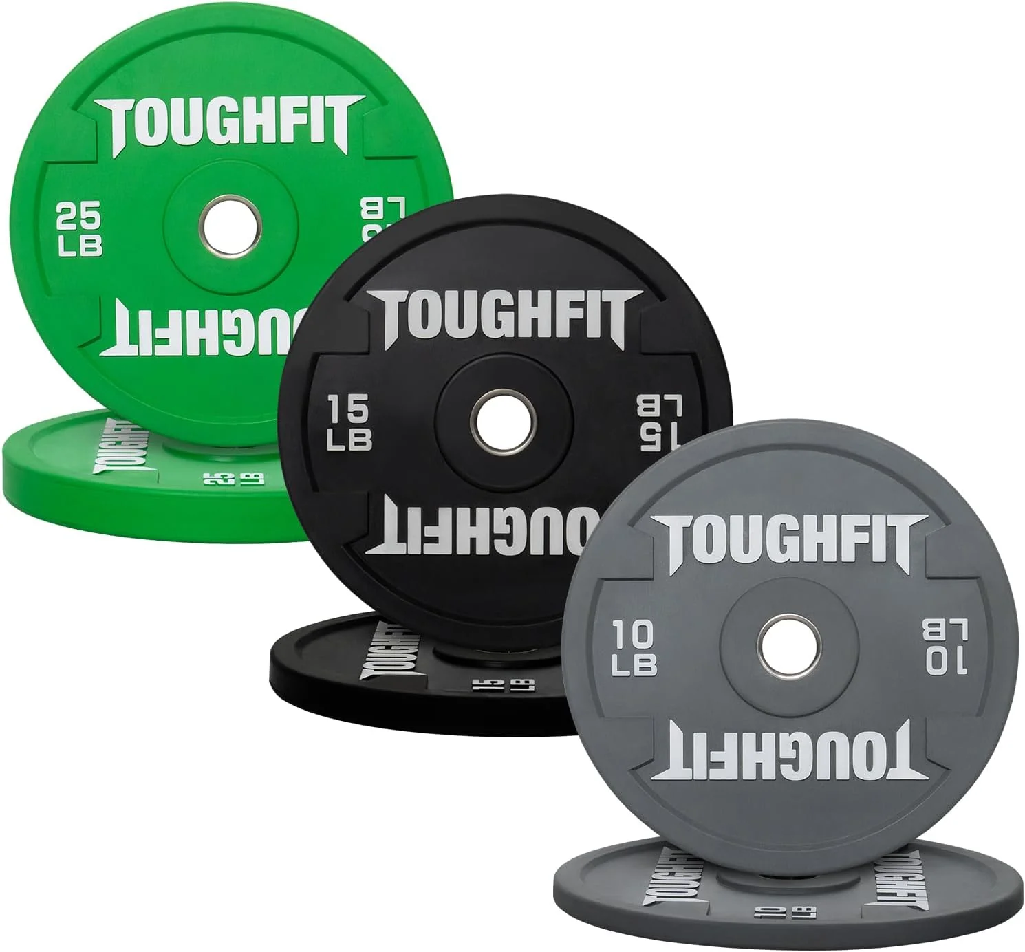 ToughFit Color Olympic Weight Plates Bumper Plates Set - Image 9